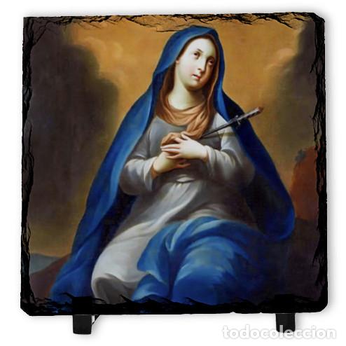Nuevo: Pizarra 10x10 con Virgen Dolorosa - Foto 1
