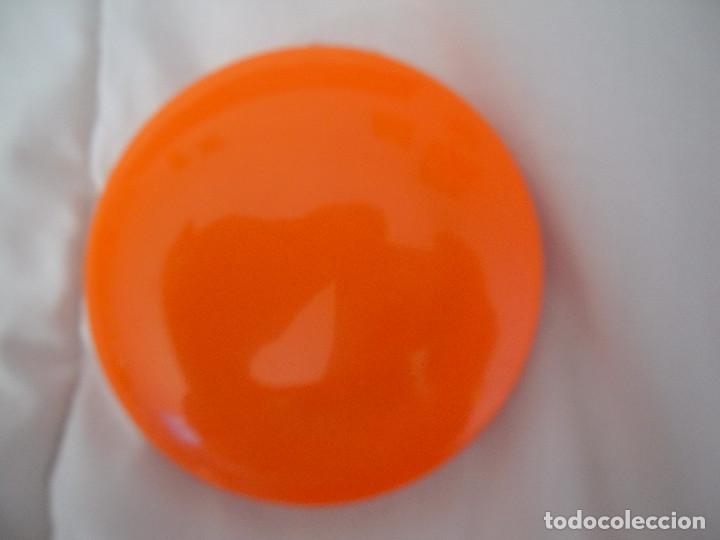 Nuevo: Espejito de bolso de pl&aacute;stico naranja - Foto 1