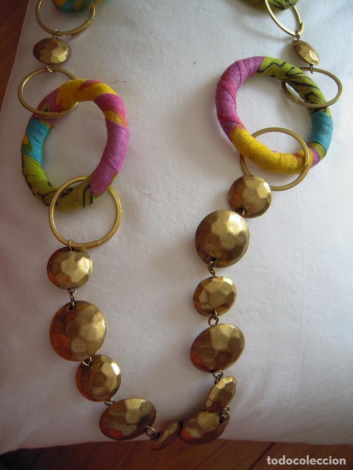 Nuevo: Collar dorado y multicolor - Foto 2