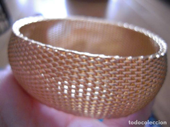 Nuevo: Brazalete dorado tipo rejilla - Foto 3