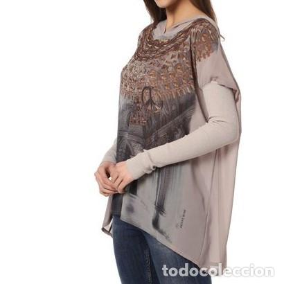 Nuevo: Blusa estampada tostado talla M - Foto 1