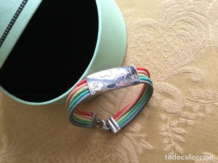 Nuevo: PULSERA NI&Ntilde;A, DE PLATA Y CUERO, TOUS - Foto 2