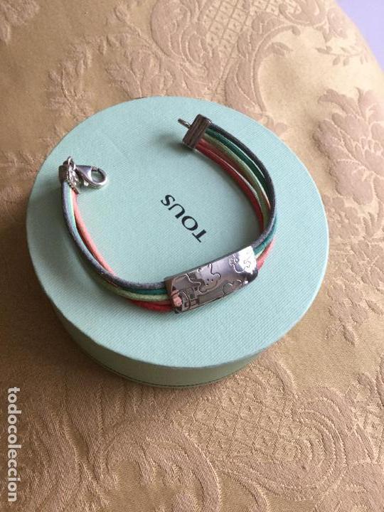 Nuevo: PULSERA NI&Ntilde;A, DE PLATA Y CUERO, TOUS - Foto 3