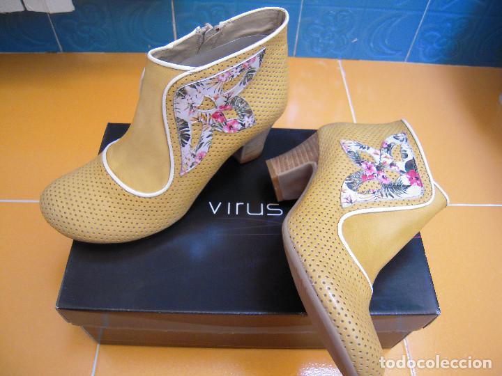 Nuevo: Bot&iacute;n de piel camel talla 37 - Foto 1
