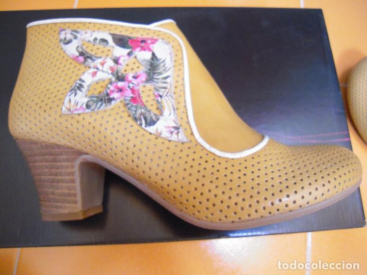 Nuevo: Bot&iacute;n de piel camel talla 37 - Foto 2
