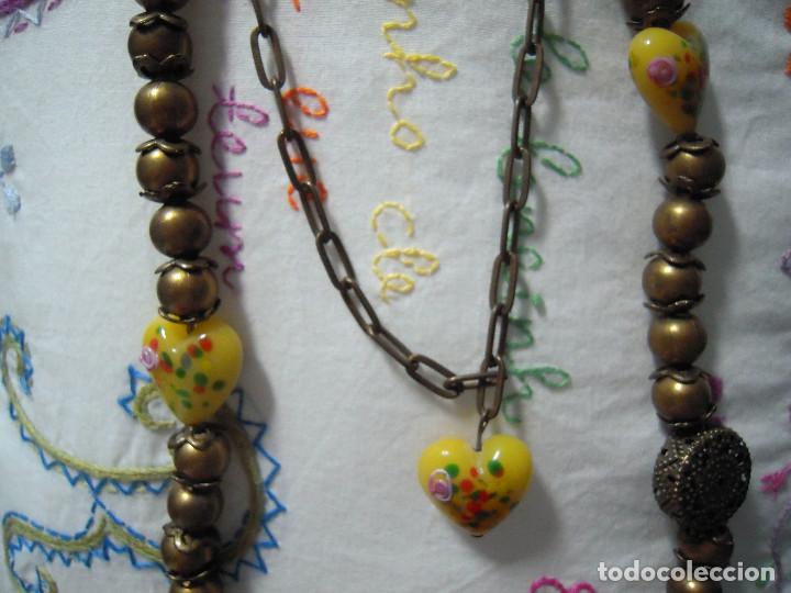 Nuevo: Collar corazones amarillos - Foto 3