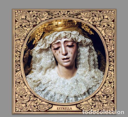 Nuevo: AZULEJO 10X10 DE LA VIRGEN DE LA ESTRELLA DE SEVILLA - Foto 1