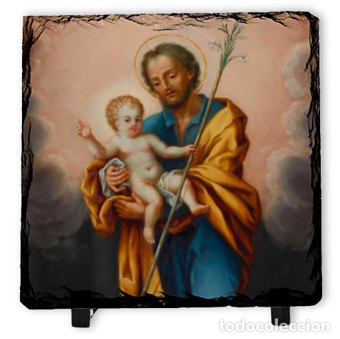 Nuevo: PIZARRA 15X15 DE SAN JOSE CON EL NI&Ntilde;O JESUS