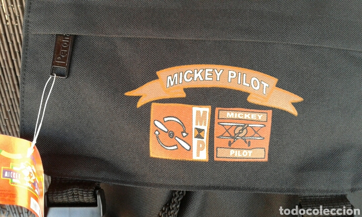 Nuevo: Mochila Mickey Pilot a&ntilde;os 80 - Foto 3