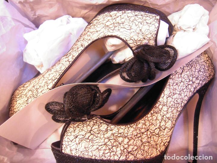 Nuevo: Peep toes flor Paco Mena n&ordm; 38 - Foto 5