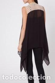 Nuevo: Blusa asim&eacute;trica negra talla 38 - Foto 2