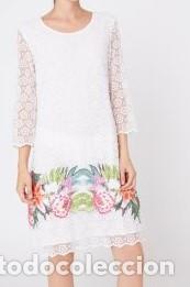 Nuevo: Vestido bordado blanco talla 40 - Foto 1