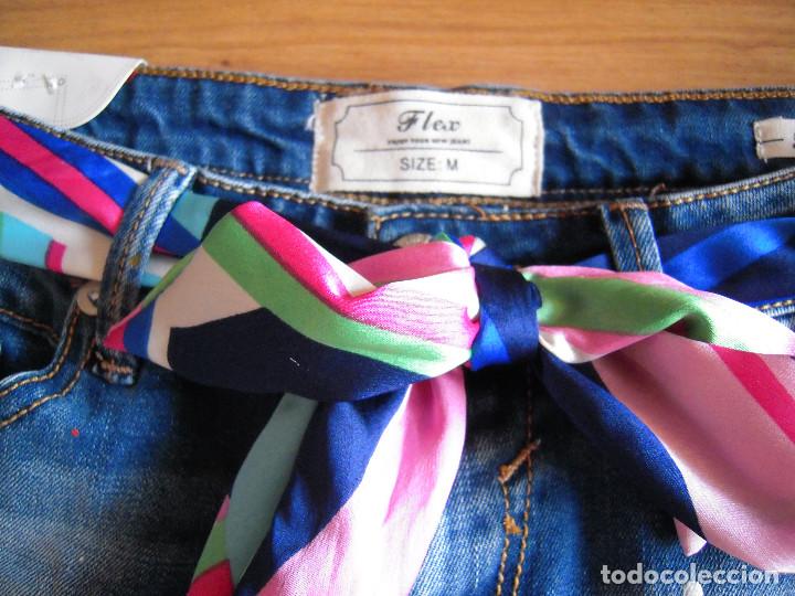 Nuevo: Short vaquero con cintur&oacute;n de tela - Foto 5