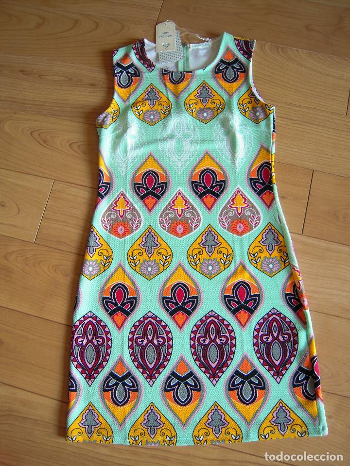 Nuevo: Vestido multicolor sin mangas talla L - Foto 1