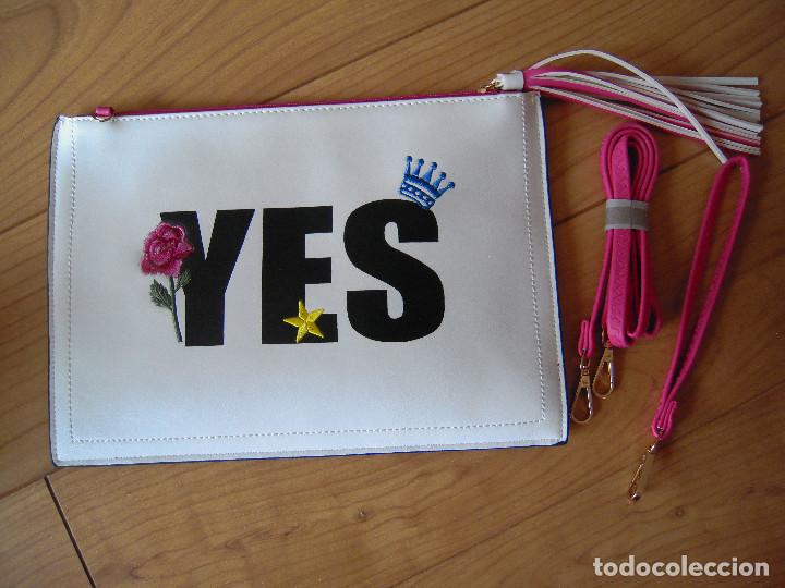 Nuevo: Bolso de mano Yes/No blanco/rosa - Foto 3