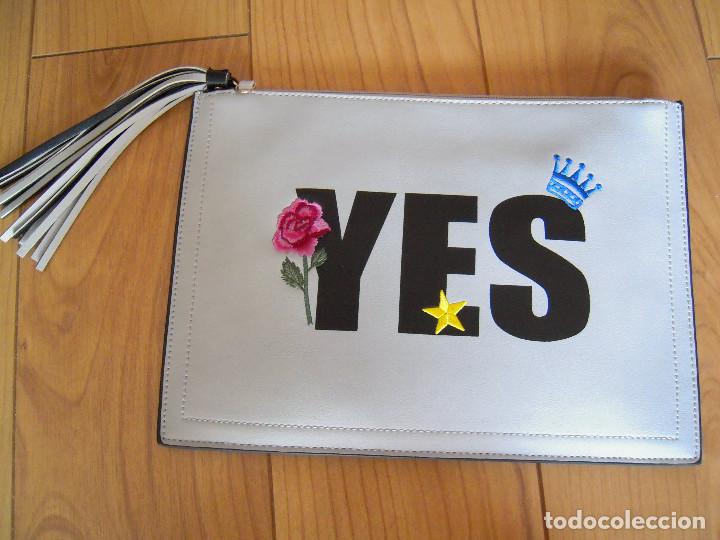 Nuevo: Bolso de mano Yes/No gris/negro - Foto 1