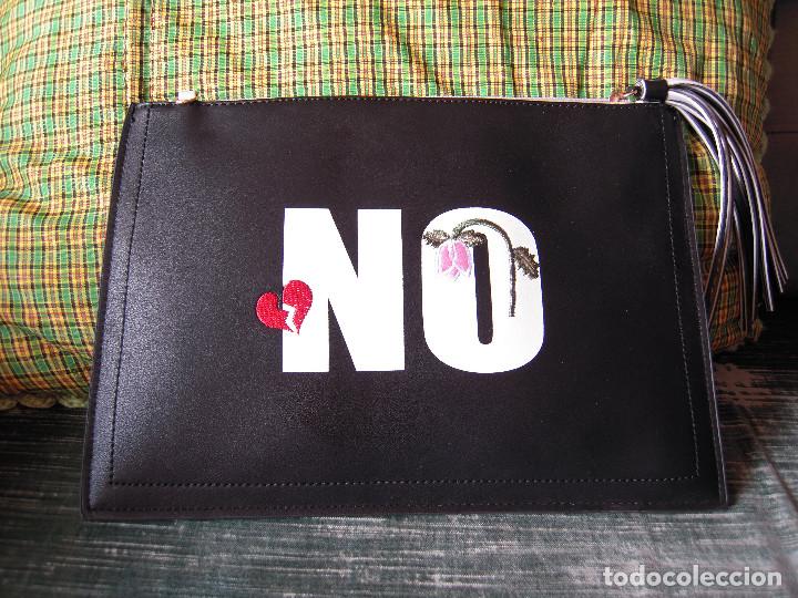 Nuevo: Bolso de mano Yes/No gris/negro - Foto 2