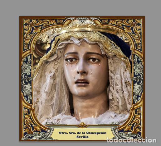 Nuevo: Azulejo 20x20 de la Virgen de la Concepci&oacute;n de sevilla - Foto 1