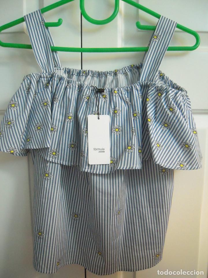 Nuevo: Top rayas y margaritas talla 38 - Foto 2