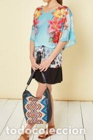Nuevo: Blusa estampada celeste talla L (40) - Foto 3