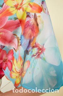 Nuevo: Blusa estampada celeste talla L (40) - Foto 4