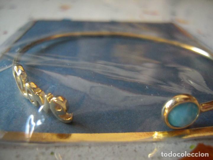 Nuevo: Pulsera love dorada y celeste - Foto 3