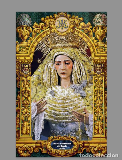 Nuevo: Azulejo 20x30 de la virgen del Rocio de Sevilla - Foto 1