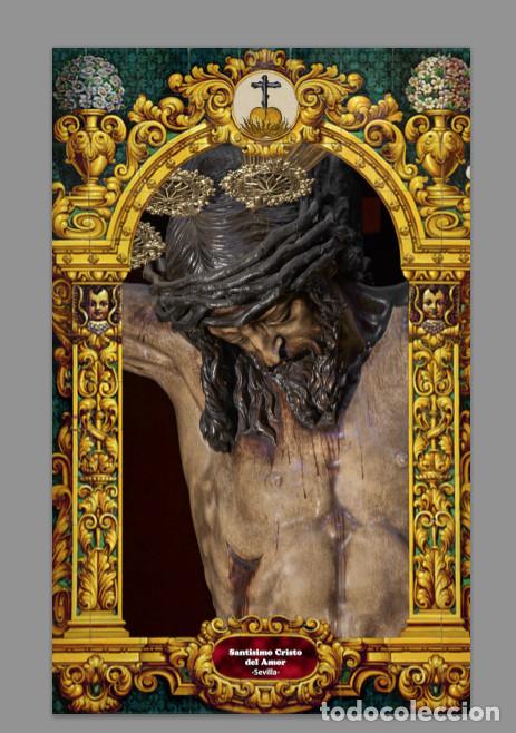 Nuevo: Azulejo 20x30 del Santisimo Cristo del Amor de Sevilla - Foto 1
