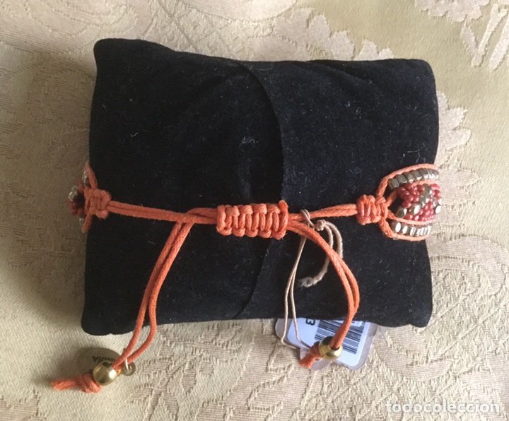 Nuevo: PULSERA INDIA DE ABALORIOS COLOR CORAL - Foto 5