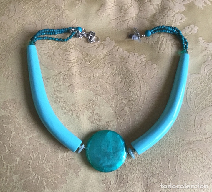 Nuevo: PRECIOSO COLLAR GARGANTILLA TURQUESA - Foto 1
