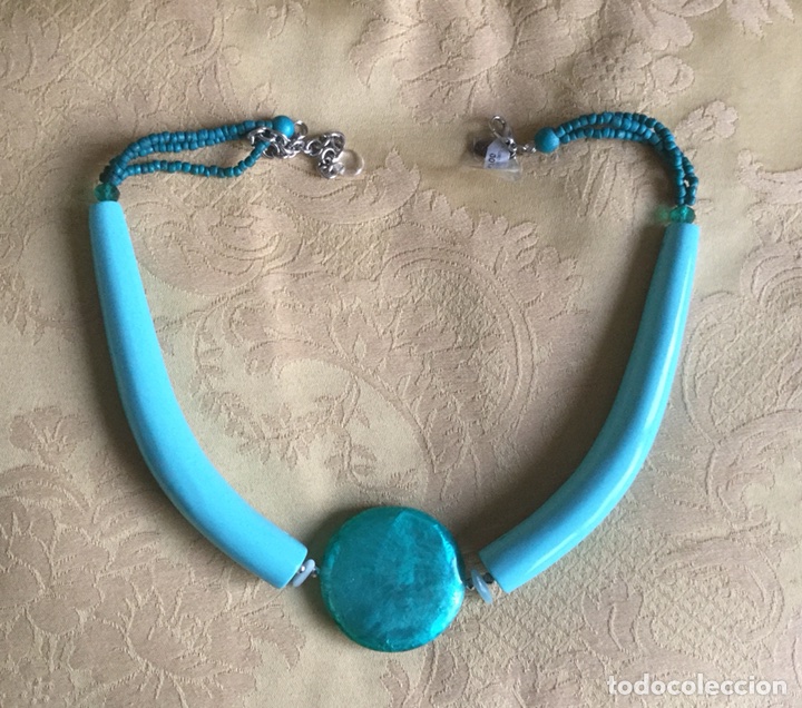 Nuevo: PRECIOSO COLLAR GARGANTILLA TURQUESA - Foto 2