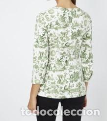 Nuevo: Blusa con estampaci&oacute;n verde talla 42 - Foto 2