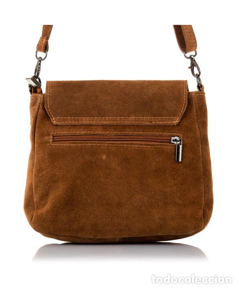 Nuevo: Bolso ante marr&oacute;n con tachuelas - Foto 5