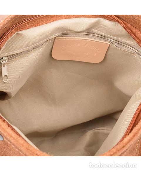Nuevo: Bolso ante marr&oacute;n con tachuelas - Foto 6