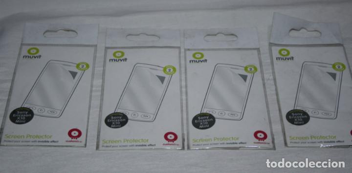 Neu: LOTE DE 8 PROTECTORES DE PANTALLA PARA SONY ERICCSON X10 MINI