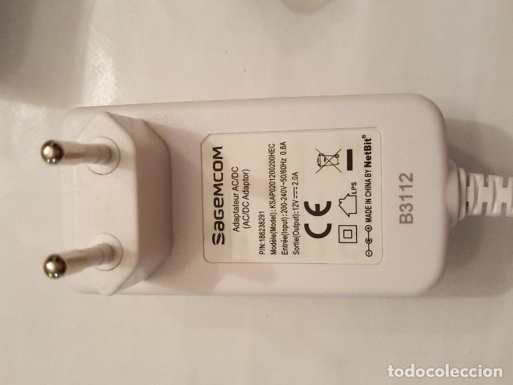 Nuevo: ORIGINAL SAGEMCOM KSAP02012000200HEC 2A 12V Conector 5mm - Foto 3