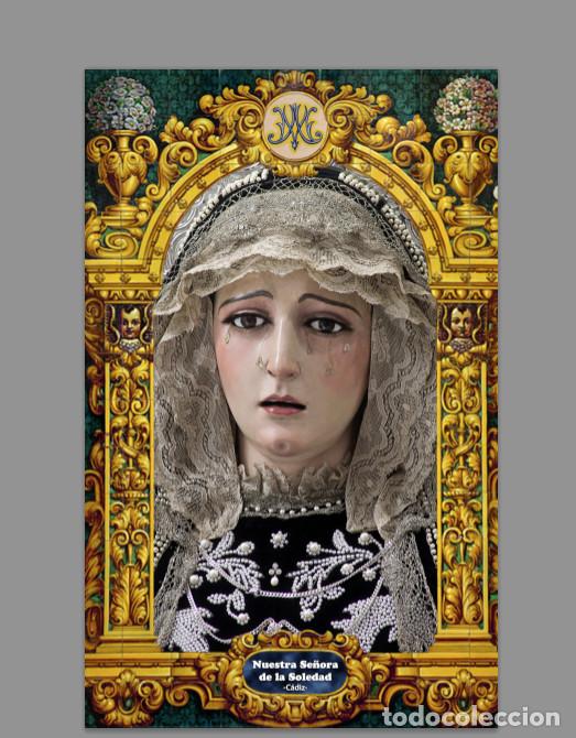 Nuevo: Azulejo 40x25 de la Virgen de la Soledad de C&aacute;diz - Foto 1