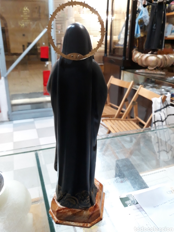Nuevo: IMAGEN DE LA VIRGEN DE LOS DOLORES DE 35 CM - Foto 3