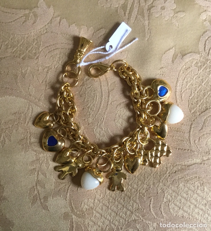 Nuevo: PULSERA DE CHARMS METAL DORADO - Foto 4