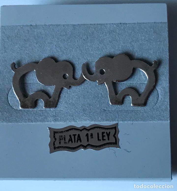 Nuevo: PENDIENTES PLATA LEY 925 ELEFANTE - Foto 1
