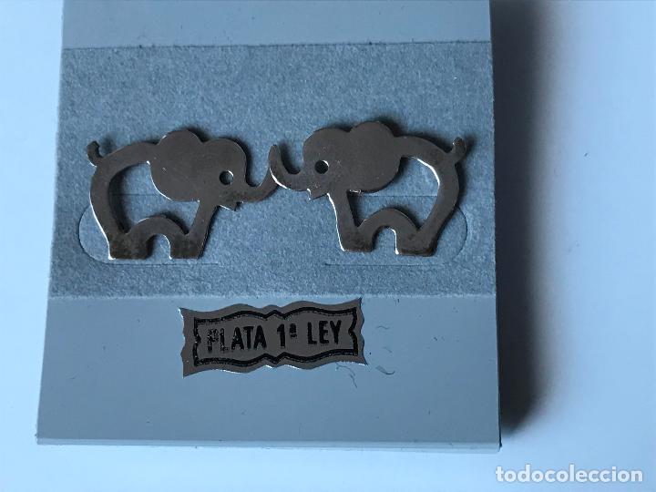 Nuevo: PENDIENTES PLATA LEY 925 ELEFANTE - Foto 2