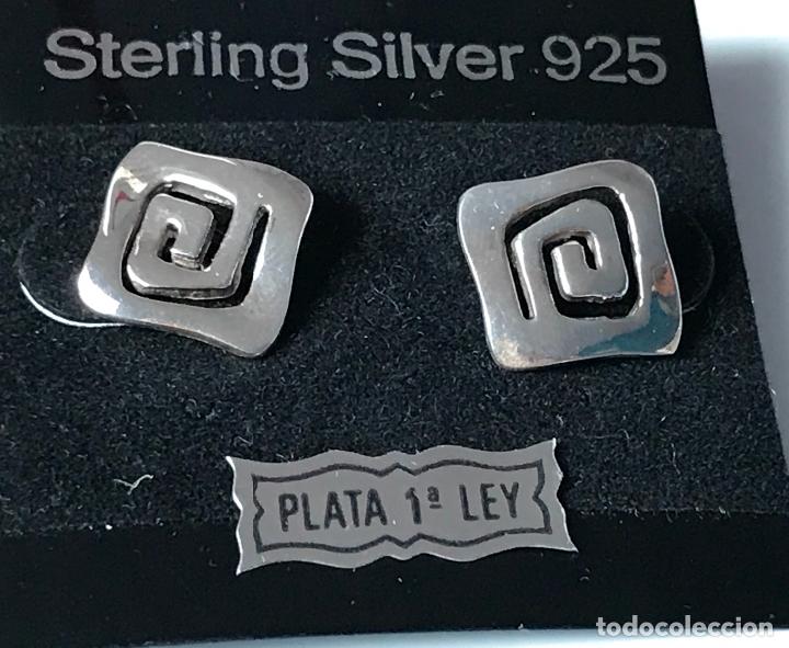 Nuevo: PENDIENTES PRESION PLATA LEY 925 - Foto 2