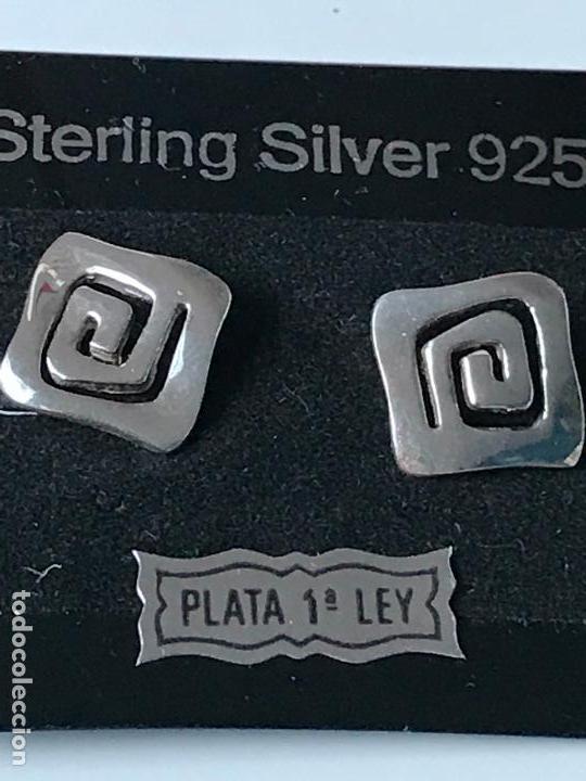 Nuevo: PENDIENTES PRESION PLATA LEY 925 - Foto 1