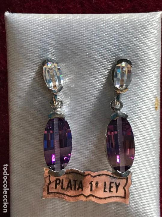 Nuevo: PENDIENTES CIRCONITAS PLATA DE LEY 925 - Foto 1
