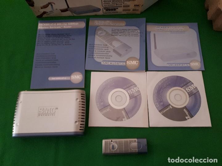 Nuevo: Router Wireless Broadband Wifi + USB Adapter Wifi / SMC Networks - Foto 2