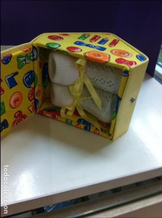 Nuevo: CAJA GUARDA PATUCOS DE BEBE PLATA DE LEY Y ESMALTE - Foto 5