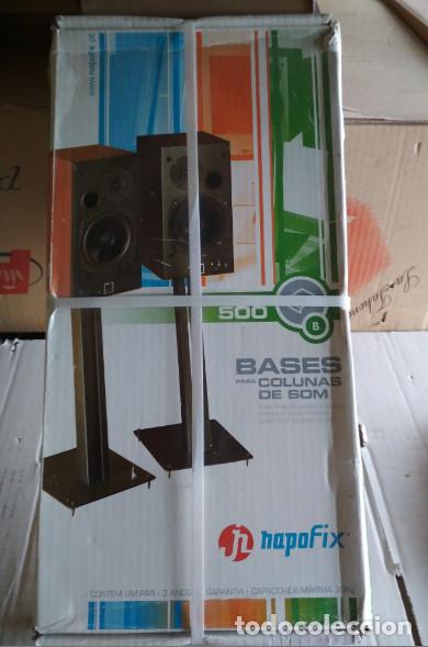Nuevo: 2 BASES PARA COLUMNAS DE SONIDO, NAPOFIX REF 500 - Foto 1