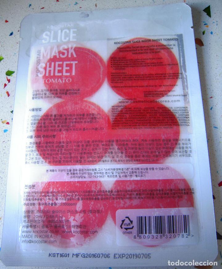 Nuevo: Mascarilla Slice Mask Sheet de tomate de Kocostar - Foto 2