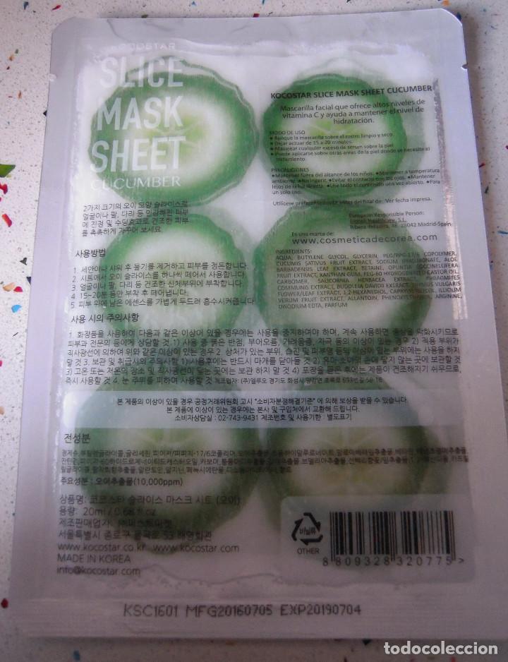 Nuevo: Mascarilla Slice Mask Sheet de pepino de Kocostar - Foto 2