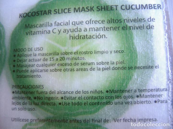 Nuevo: Mascarilla Slice Mask Sheet de pepino de Kocostar - Foto 3